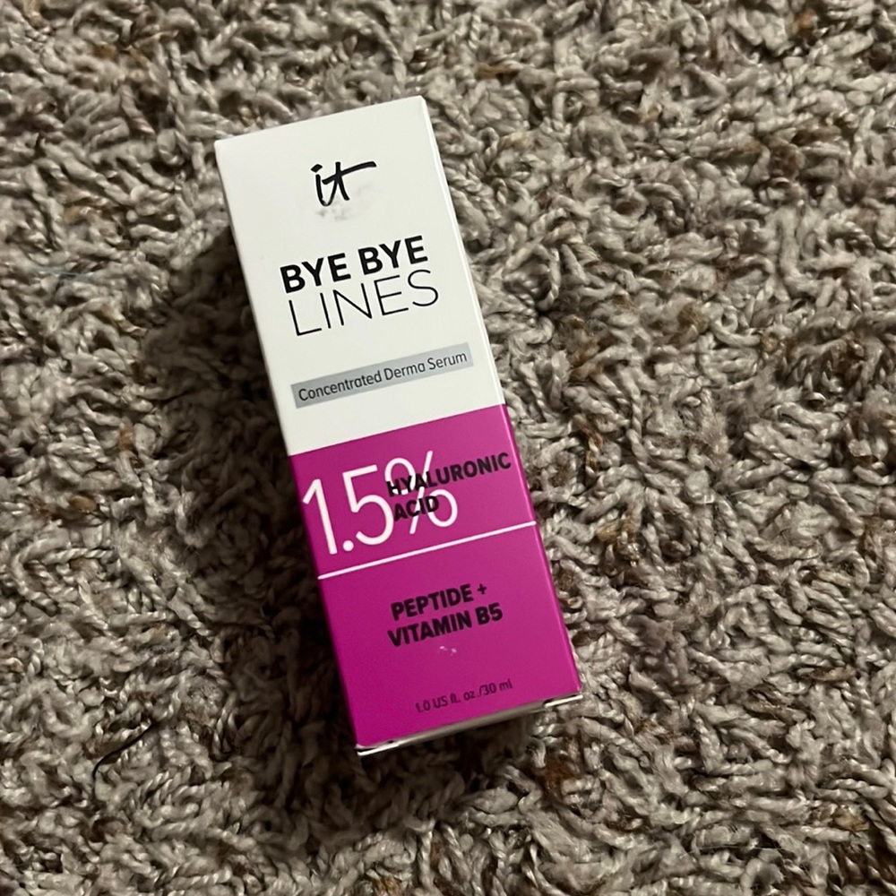NWT It Cosmetics Bye Bye Lines 1.5% Hyaluronic Acid Serum